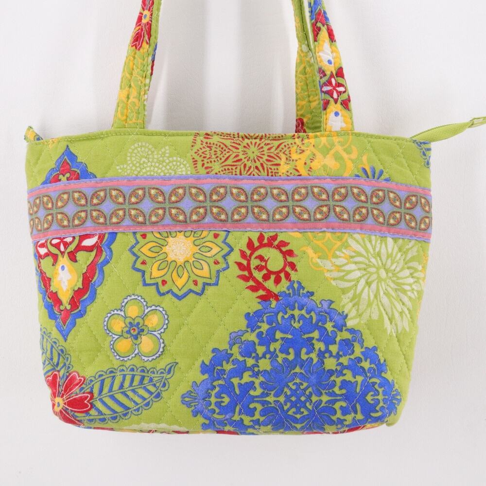 Spring Summer Thermal Lunch Bag Women Large Green Blue Red Floral Insulated Tote